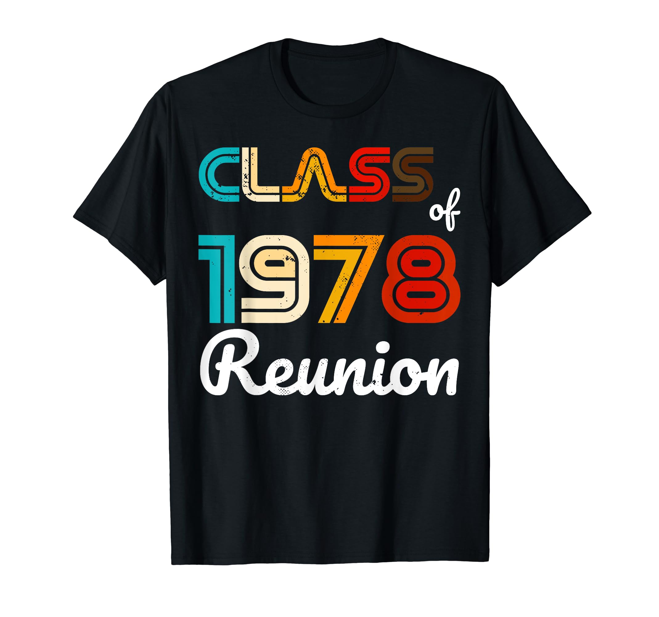 Class 1978 High School College T-Shirt - Custom Art Print for Adults - T-Shirt, Sweatshirt, Hoodie