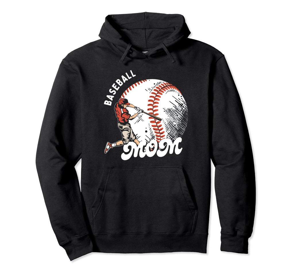 Baseball Mom Sports Hoodie - Streetwear Style for Adults - T-Shirt, Sweatshirt, Hoodie