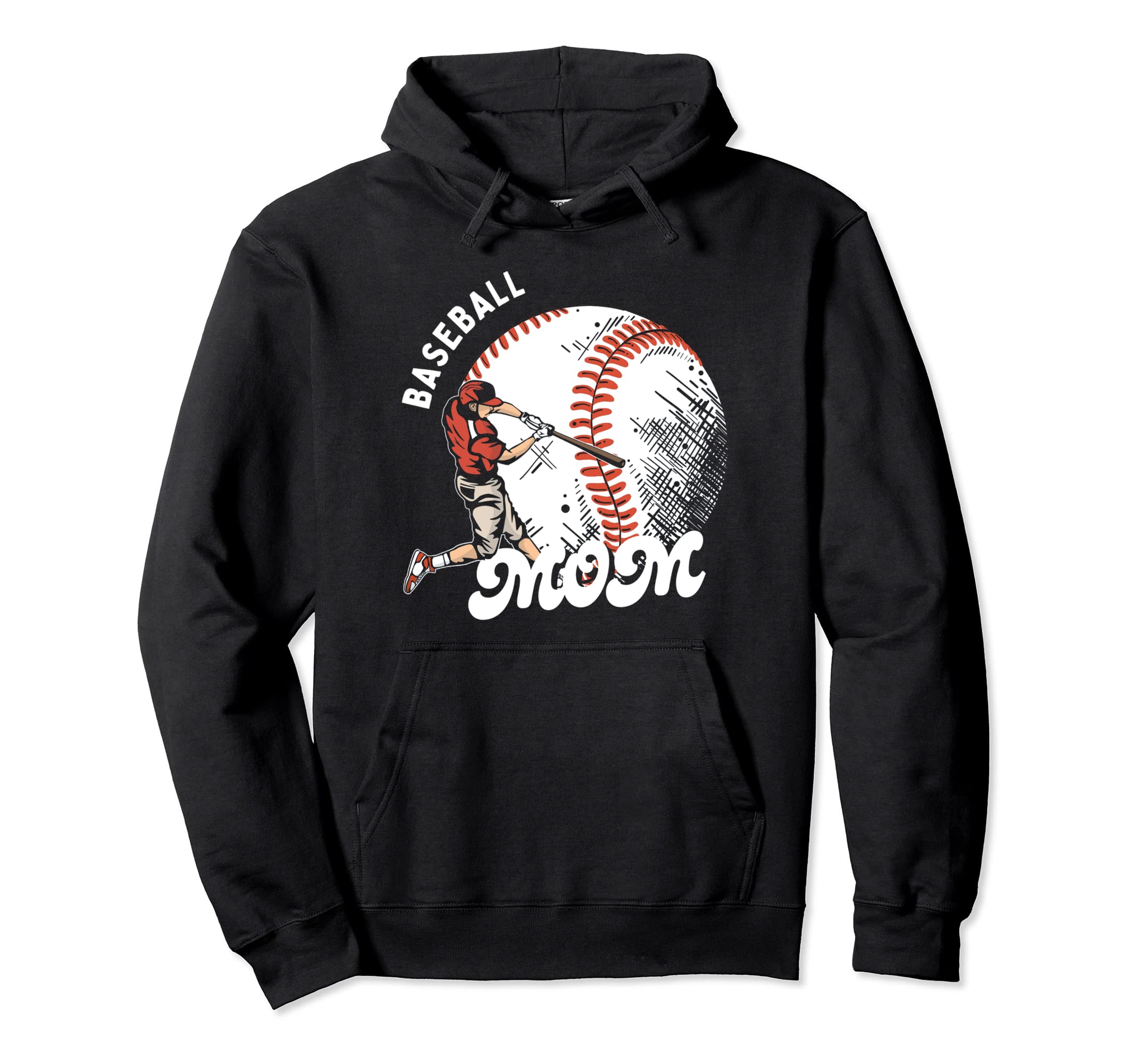 Baseball Mom Sports Hoodie - Streetwear Style for Adults - T-Shirt, Sweatshirt, Hoodie