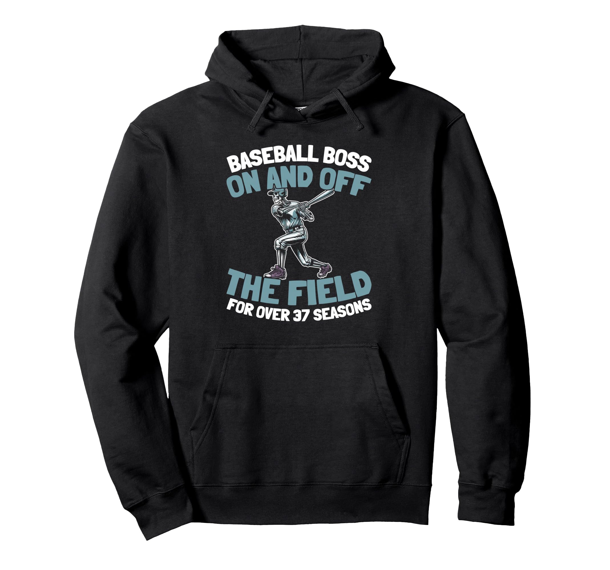 37 Years Old Baseballer Baseball Player Hoodie - Minimalist Print Unisex - T-Shirt, Sweatshirt, Hoodie