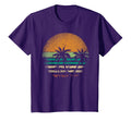 Sunset Beach Palm Trees Summer Vibes T-Shirt - Minimalist Print Men Women - T-Shirt, Sweatshirt, Hoodie