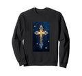 Gothic Cross Grunge Aesthetic Y2K Sweatshirt - Streetwear Style for Adults - T-Shirt, Sweatshirt, Hoodie