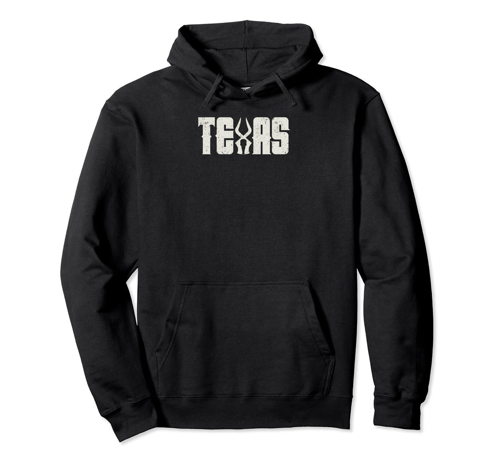 Distressed Texas Proud Hoodie - Fun Novelty Design Men Women - T-Shirt, Sweatshirt, Hoodie