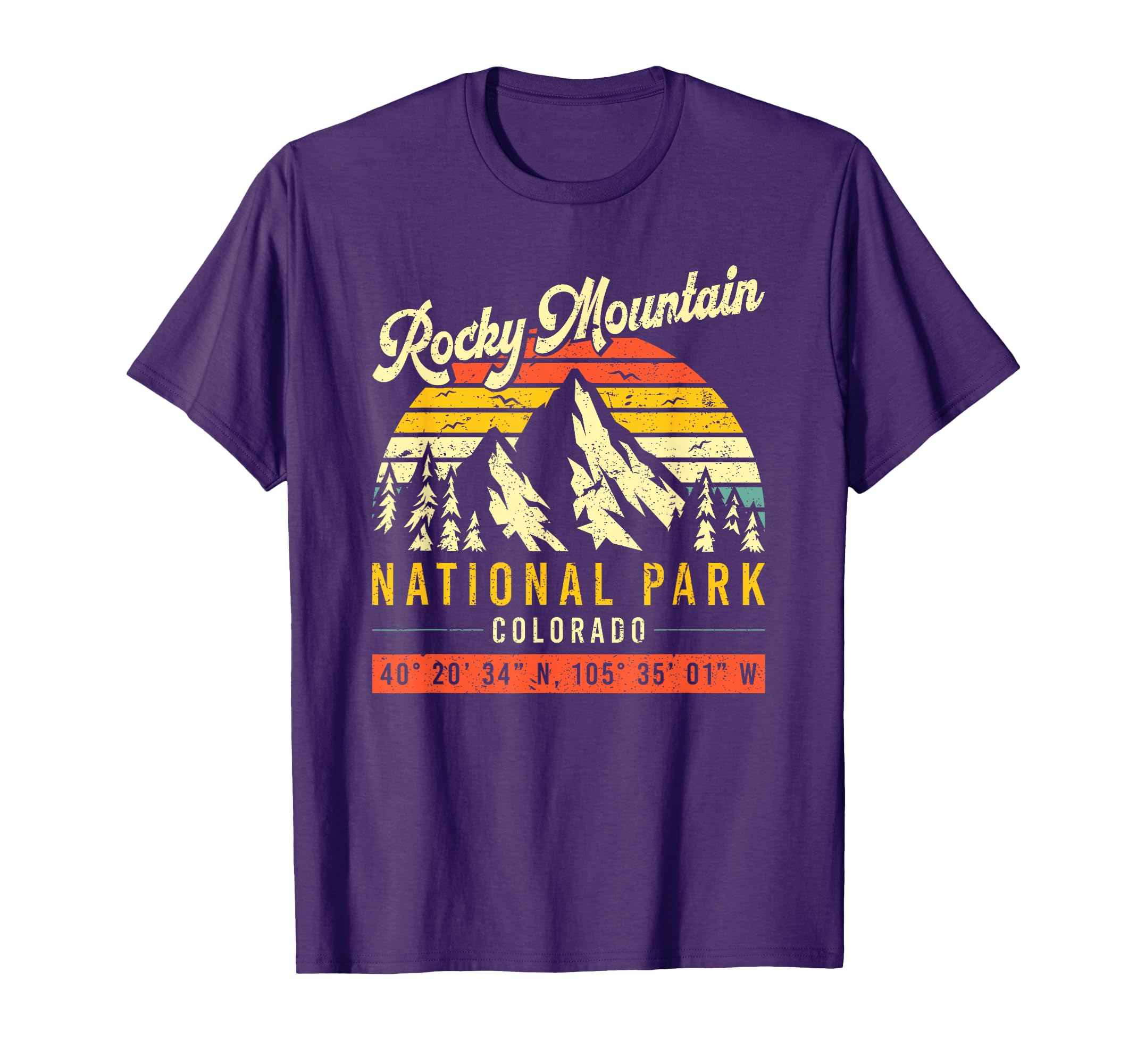 Rocky Mountains Colorado National Park T-Shirt - Streetwear Style Unisex - T-Shirt, Sweatshirt, Hoodie