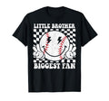 Little Brother Biggest Fan Baseball T-Shirt - Novelty Apparel for Adults - T-Shirt, Sweatshirt, Hoodie