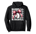 Baseball Player Baseball Mom Mothers Hoodie - Novelty Apparel Men Women - T-Shirt, Sweatshirt, Hoodie