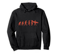 Surfer Gift Surfing Evolution Hoodie - Aesthetic Graphic Men Women - T-Shirt, Sweatshirt, Hoodie