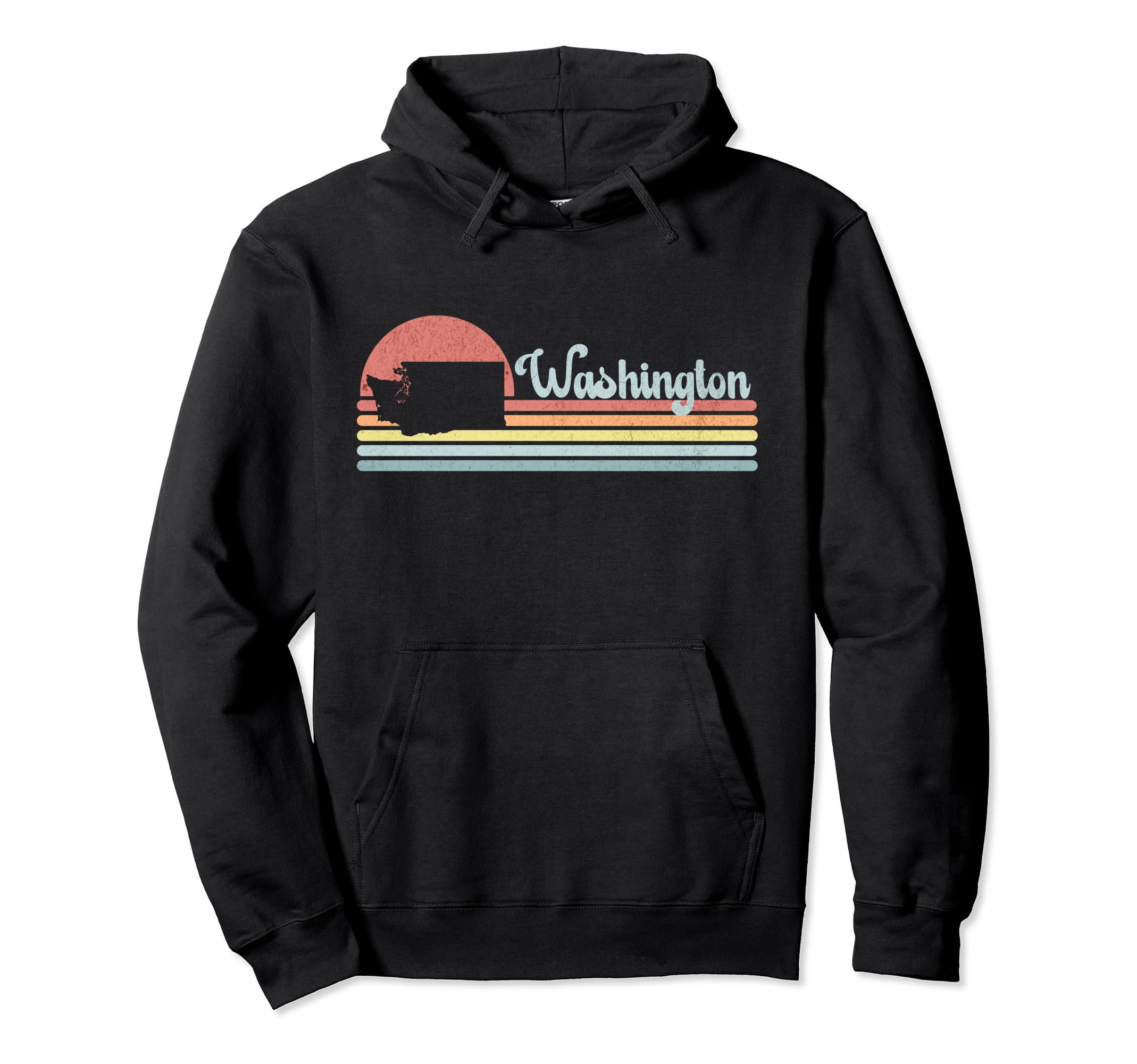 Washington Sunset Vacation Souvenir Hoodie - Aesthetic Graphic Unisex - T-Shirt, Sweatshirt, Hoodie