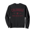 Columbus Ohio Distressed Sports Fan Sweatshirt - Custom Art Print Unisex - T-Shirt, Sweatshirt, Hoodie