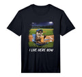 Baseball Dad I Live Here Now Baseball T-Shirt - Fun Novelty Design Unisex - T-Shirt, Sweatshirt, Hoodie