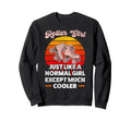 Roller Skating Skate 1970S Roller Sweatshirt - Novelty Apparel for Adults - T-Shirt, Sweatshirt, Hoodie