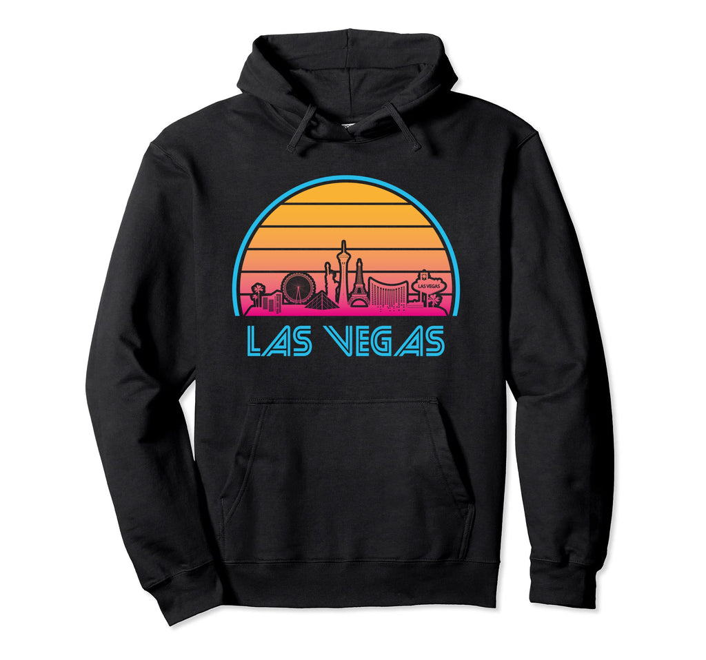 Las Vegas Nevada Skyline City Sunset Hoodie - Graphic Print for Adults - T-Shirt, Sweatshirt, Hoodie