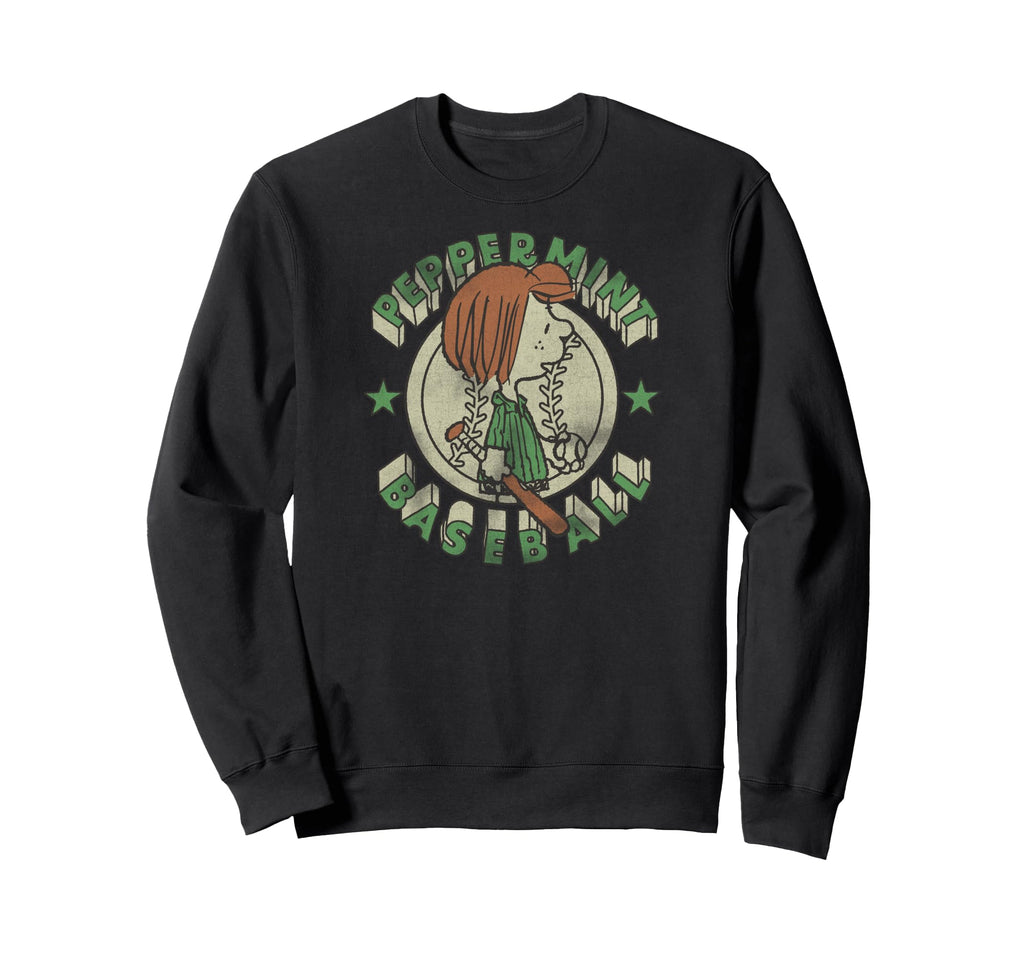 Peppermint Patty Baseball Sweatshirt - Casual Everyday Wear Men Women - T-Shirt, Sweatshirt, Hoodie