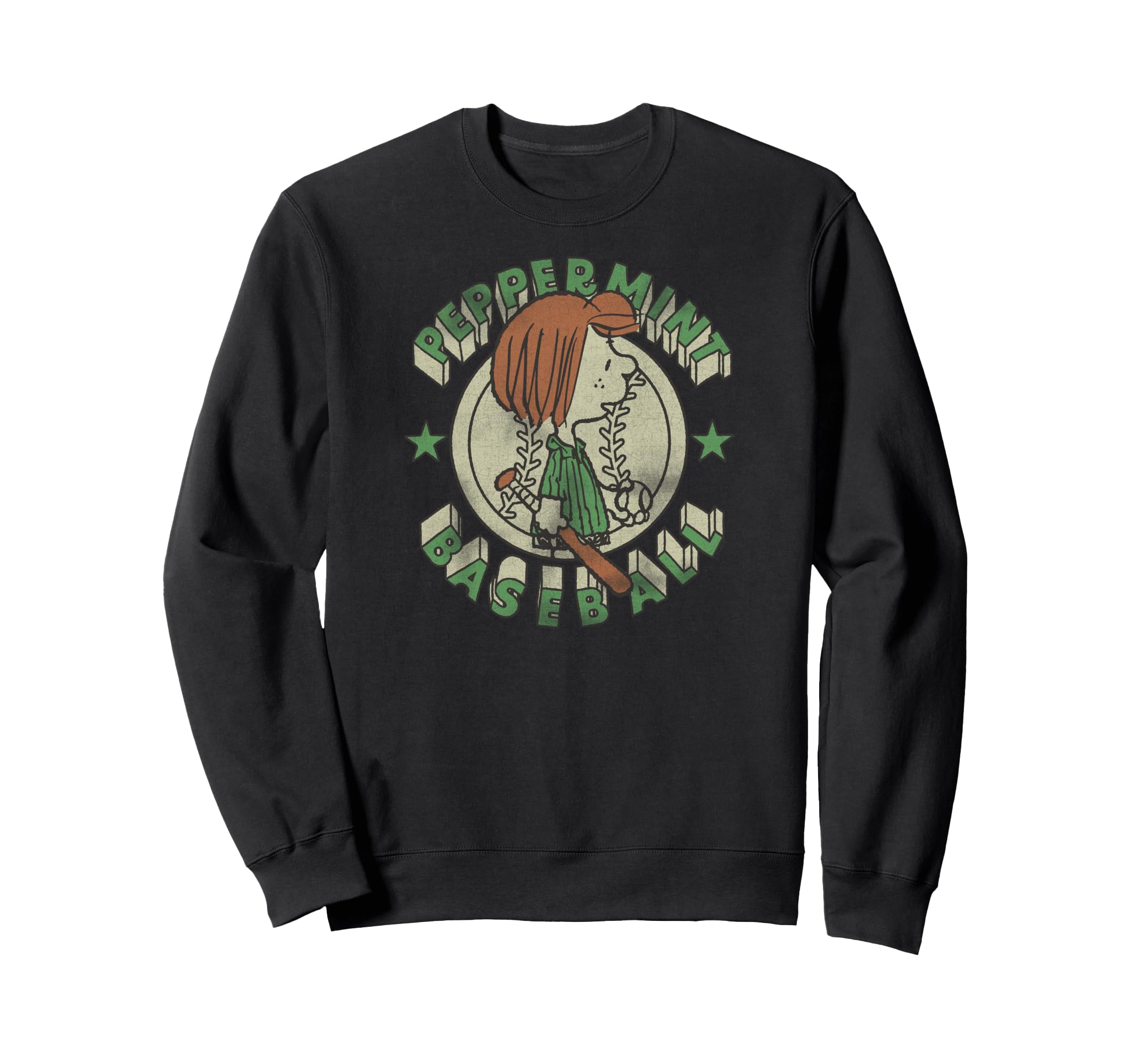 Peppermint Patty Baseball Sweatshirt - Casual Everyday Wear Men Women - T-Shirt, Sweatshirt, Hoodie
