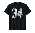 Baseball Softball Mom 34 Number 34 T-Shirt - Fun Novelty Design Men Women - T-Shirt, Sweatshirt, Hoodie