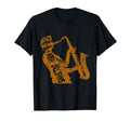 New Orleans Jazz Saxophone Player Black T-Shirt - Unique Graphic Men Women - T-Shirt, Sweatshirt, Hoodie