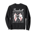 Baseball Auntie Coquette Baseball Sweatshirt - Novelty Apparel for Adults - T-Shirt, Sweatshirt, Hoodie
