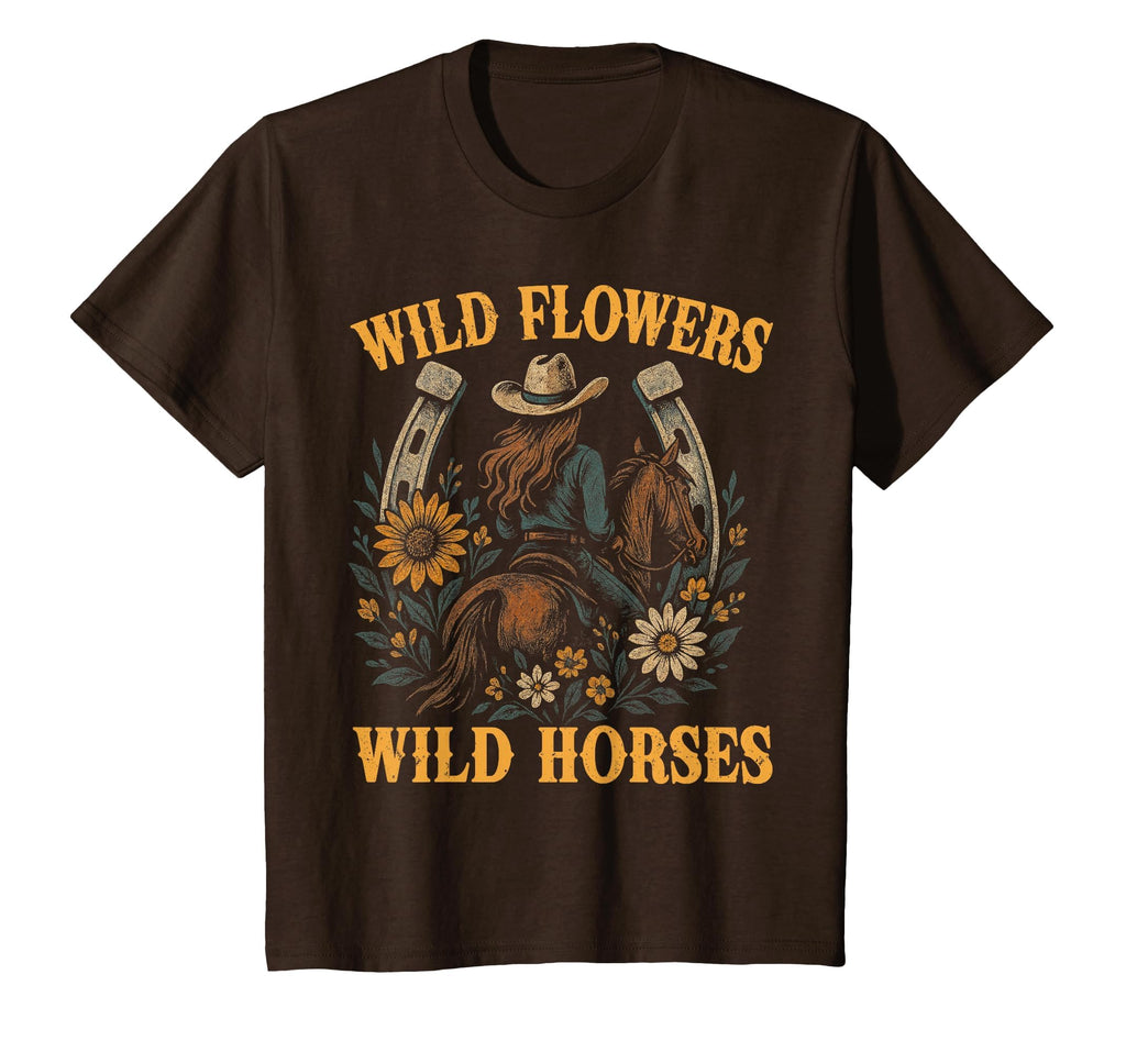 Southern Sunset Wild Cowgirl T-Shirt - Fun Novelty Design Men Women - T-Shirt, Sweatshirt, Hoodie