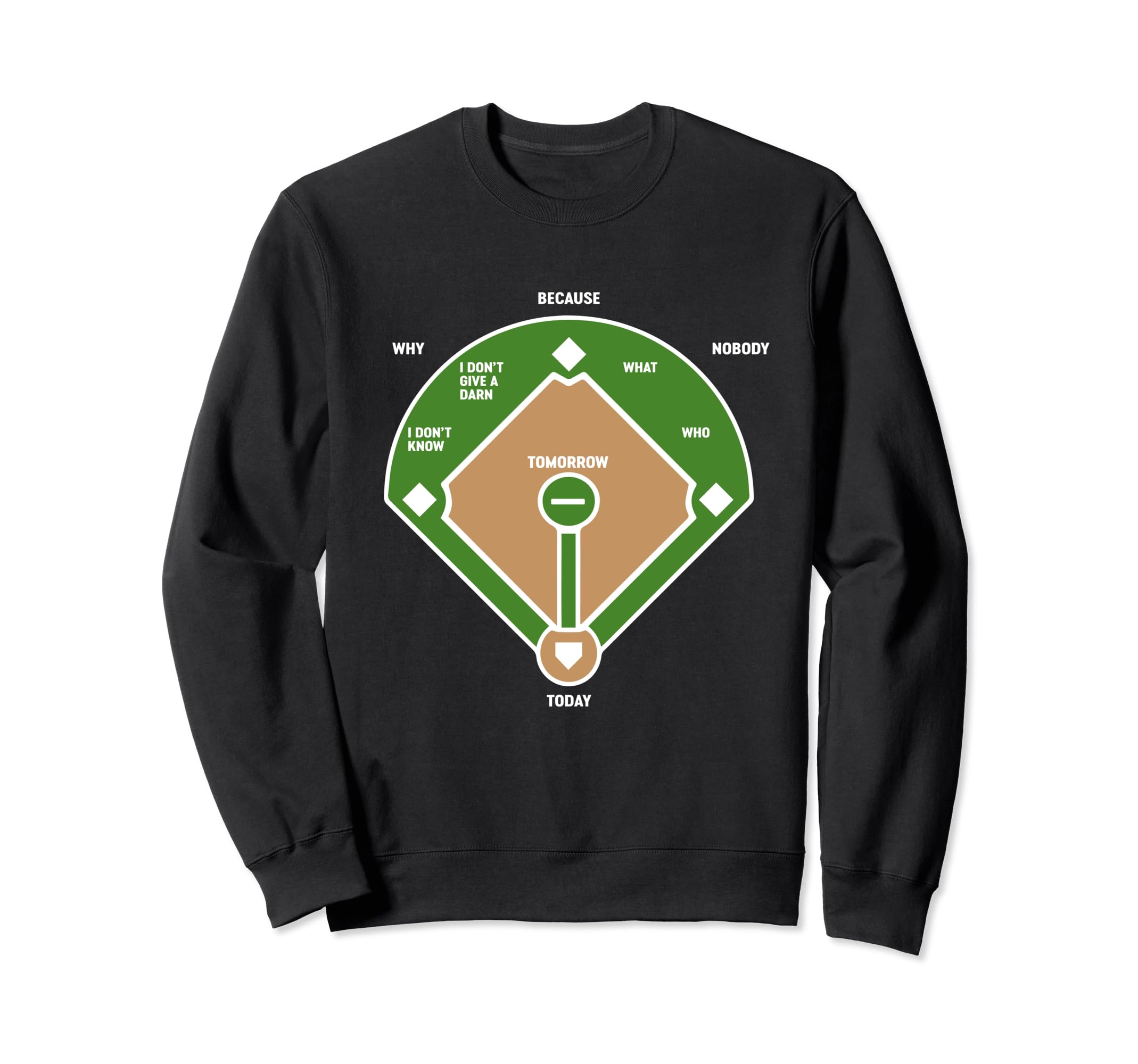 Funny Baseball Father Day Joke Baseball Sweatshirt - Unique Graphic Unisex - T-Shirt, Sweatshirt, Hoodie