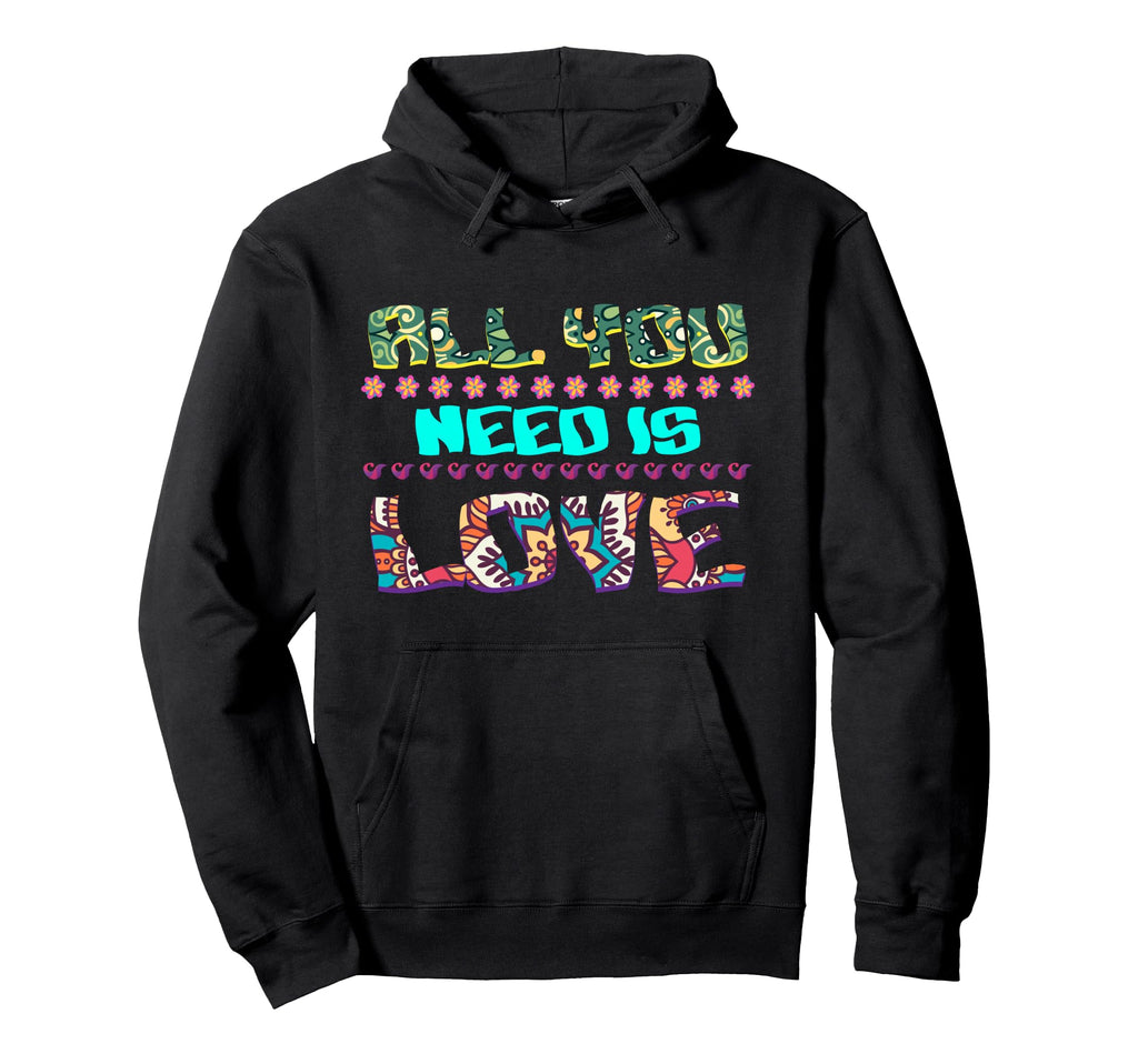 Hippie Bohemian Flower Power Peace Hoodie - Streetwear Style for Adults - T-Shirt, Sweatshirt, Hoodie