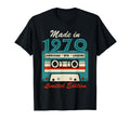 Made 1970 54Th Birthday Cassette Tape T-Shirt - Unique Graphic Unisex - T-Shirt, Sweatshirt, Hoodie