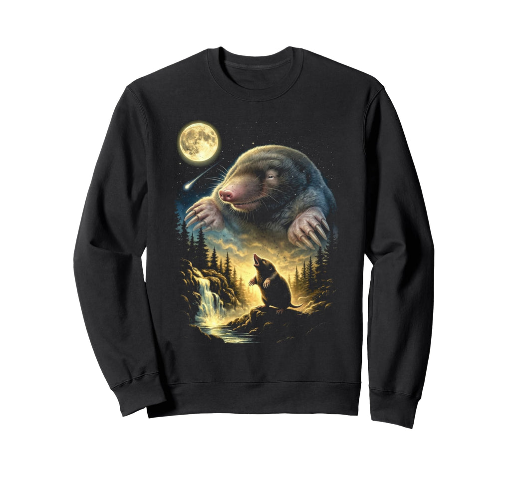 Platypus Howling To Moon Meme Funny Sweatshirt - Trendy Graphic Men Women - T-Shirt, Sweatshirt, Hoodie