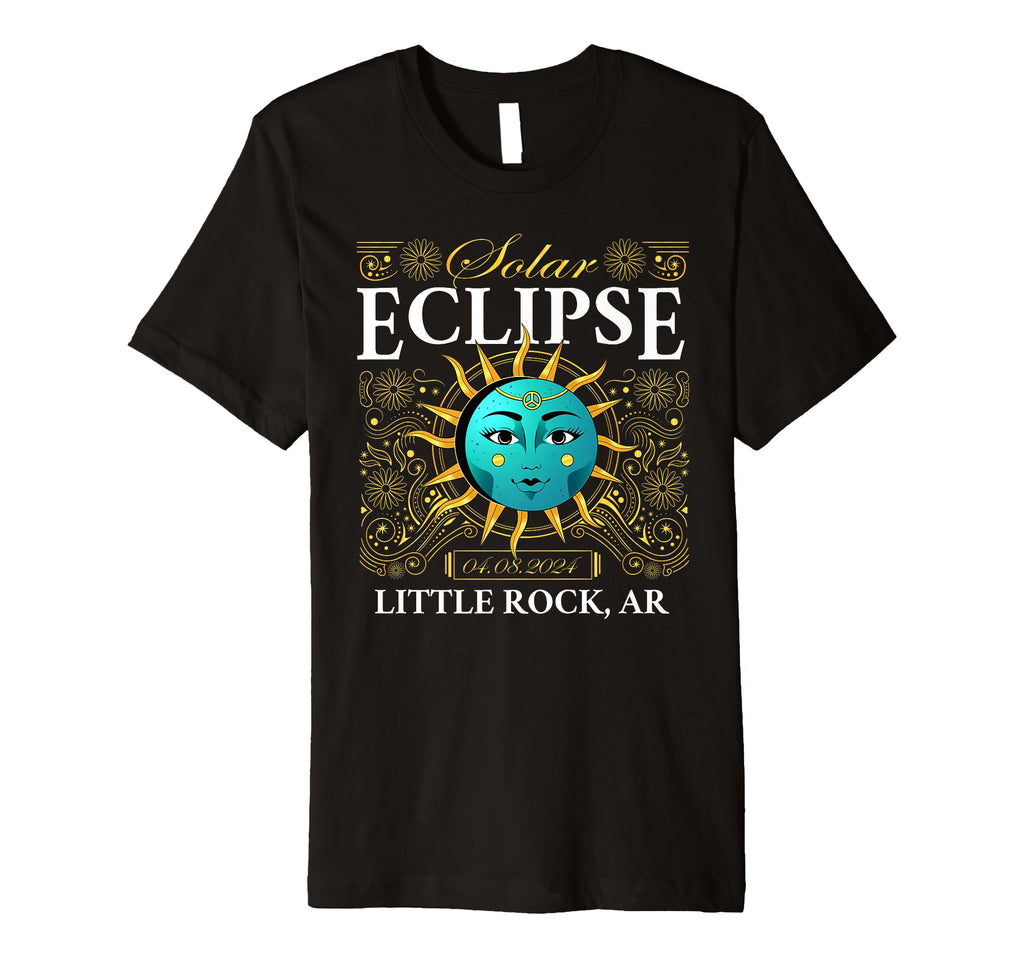 Total Solar Eclipse Little Rock Ar 2024 T-Shirt - Unique Graphic Men Women - T-Shirt, Sweatshirt, Hoodie