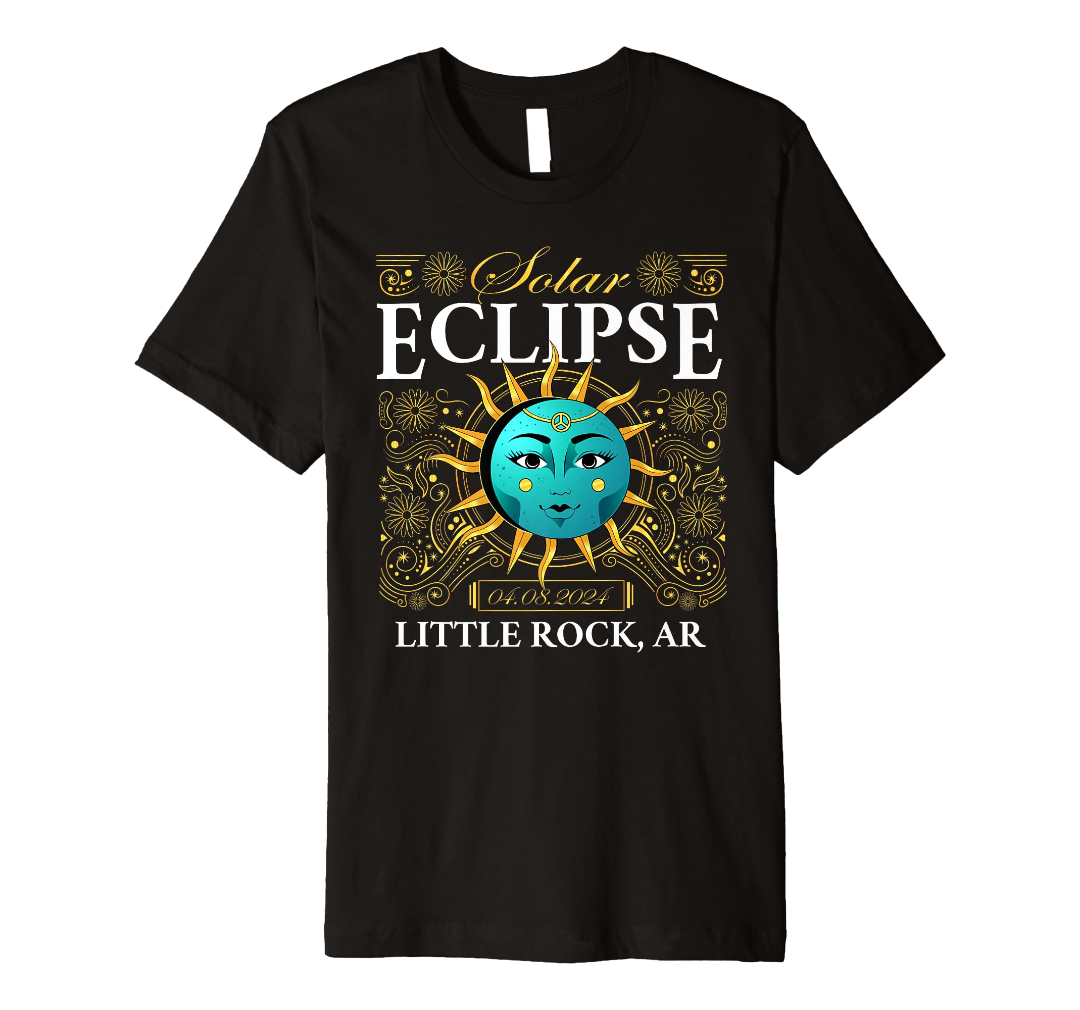 Total Solar Eclipse Little Rock Ar 2024 T-Shirt - Unique Graphic Men Women - T-Shirt, Sweatshirt, Hoodie