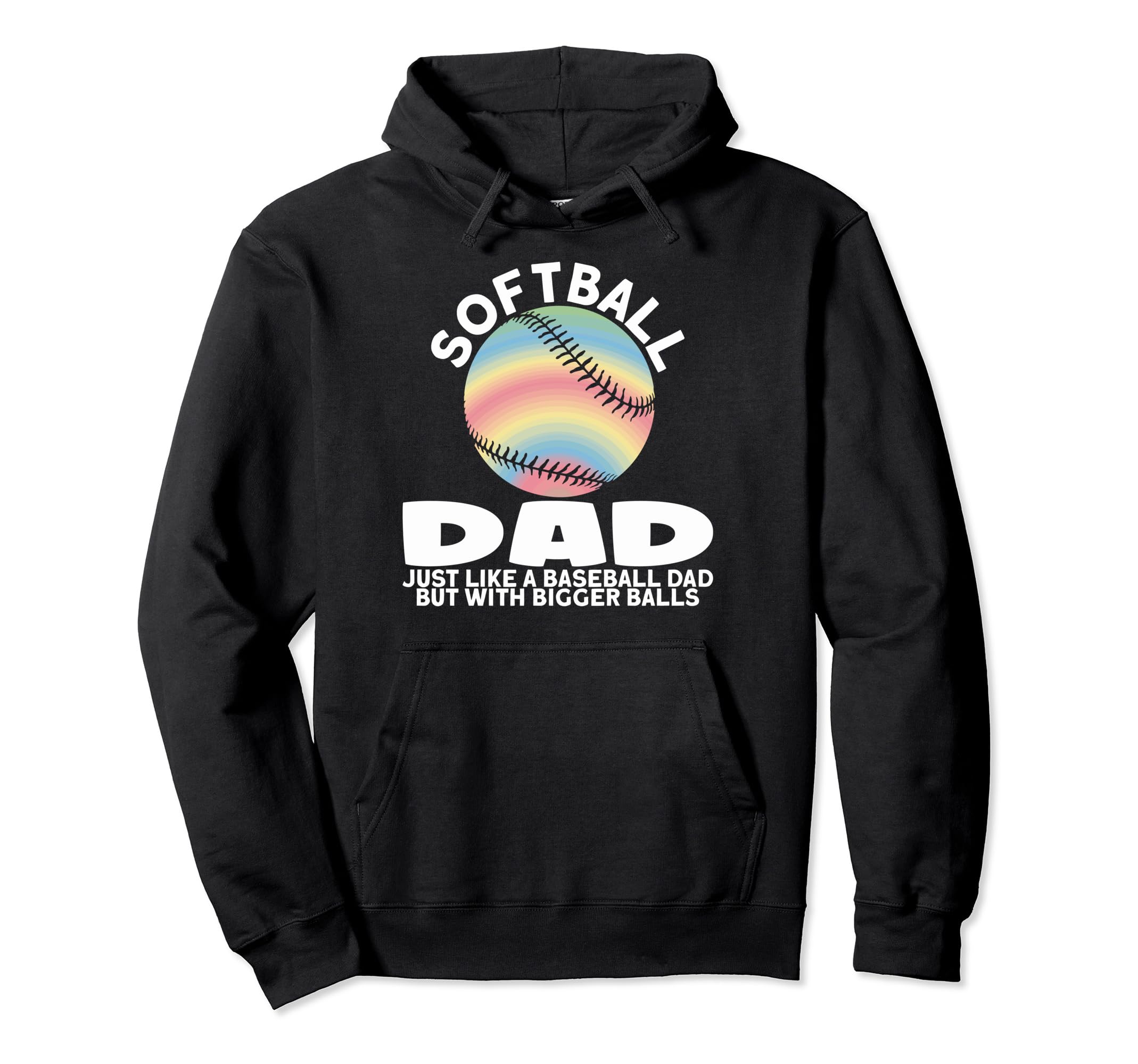 Funny Softball Dads Softball Dad Like Hoodie - Custom Art Print Men Women - T-Shirt, Sweatshirt, Hoodie