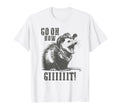 Cowboy Opossum Go Now Git Western T-Shirt - Aesthetic Graphic Men Women - T-Shirt, Sweatshirt, Hoodie