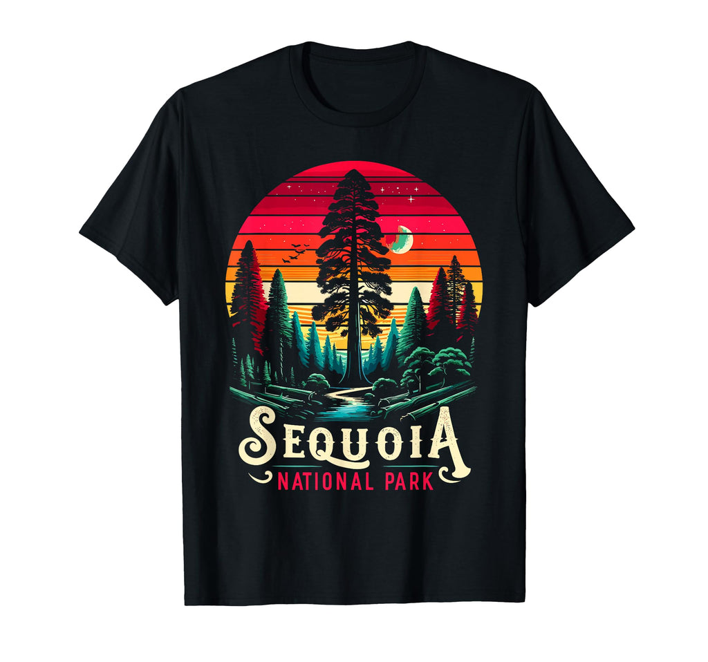 Sequoia National Park Sunset T T-Shirt - Graphic Print Unisex - T-Shirt, Sweatshirt, Hoodie