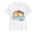 Weekend 2021 Sunset T-Shirt - Minimalist Print for Adults - T-Shirt, Sweatshirt, Hoodie