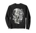 Fox 90S Aesthetic Y2K Moon Sweatshirt - Casual Everyday Wear Men Women - T-Shirt, Sweatshirt, Hoodie