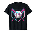 Baseball Drip Ice Cream Drip T-Shirt - Aesthetic Graphic for Adults - T-Shirt, Sweatshirt, Hoodie