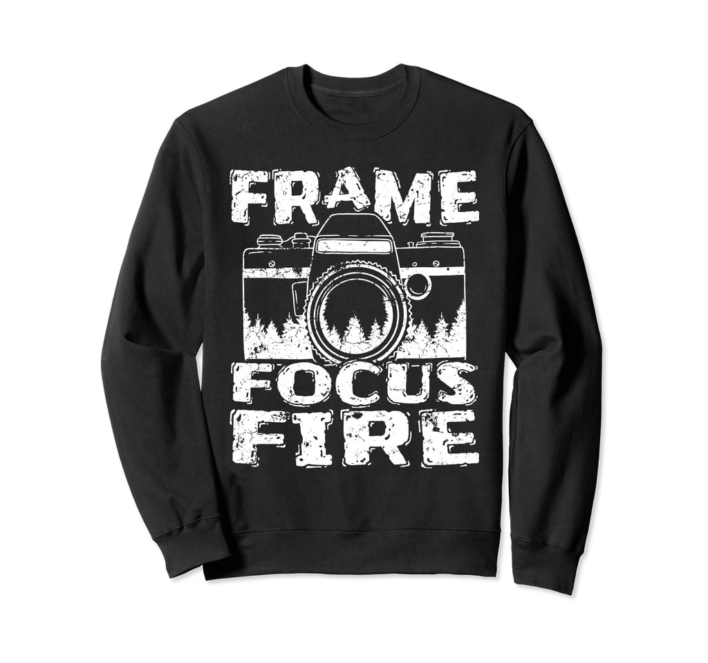 Photo Camera Photographer Flash Sweatshirt - Graphic Print Men Women - T-Shirt, Sweatshirt, Hoodie