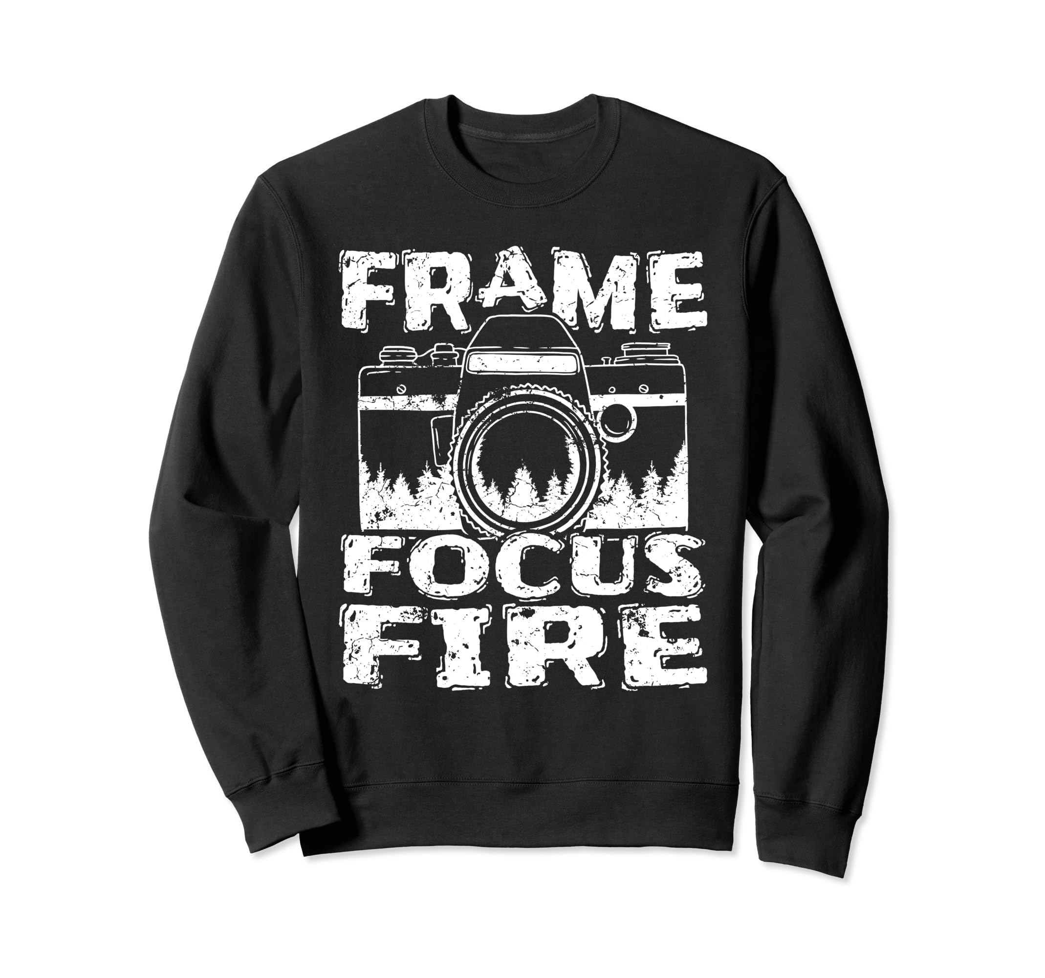 Photo Camera Photographer Flash Sweatshirt - Graphic Print Men Women - T-Shirt, Sweatshirt, Hoodie