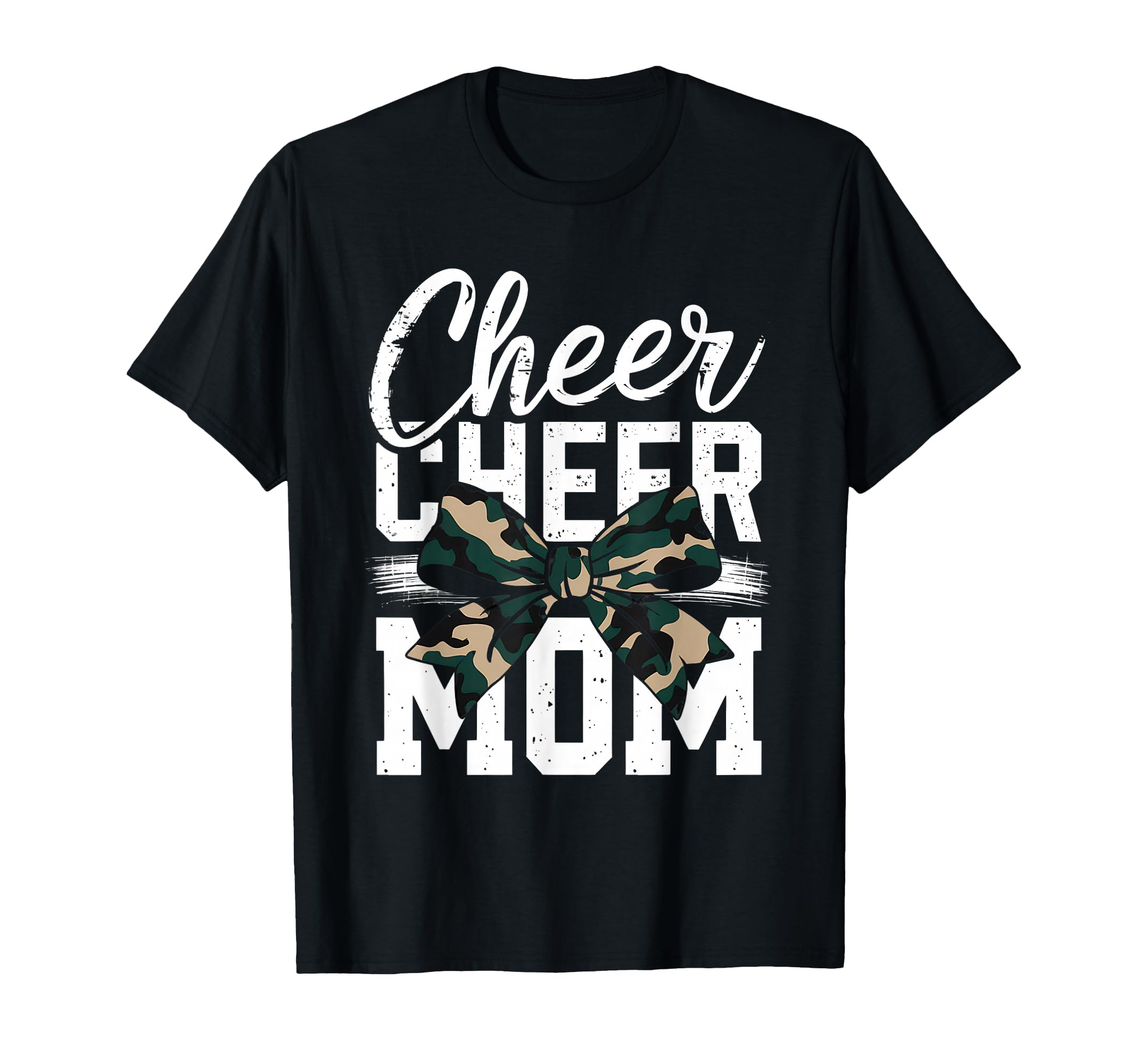 Cheer Mom Mother Bow Cheerleader Game T-Shirt - Graphic Print for Adults - T-Shirt, Sweatshirt, Hoodie