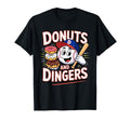Donuts And Dingers Baseball T-Shirt - Casual Everyday Wear for Adults - T-Shirt, Sweatshirt, Hoodie