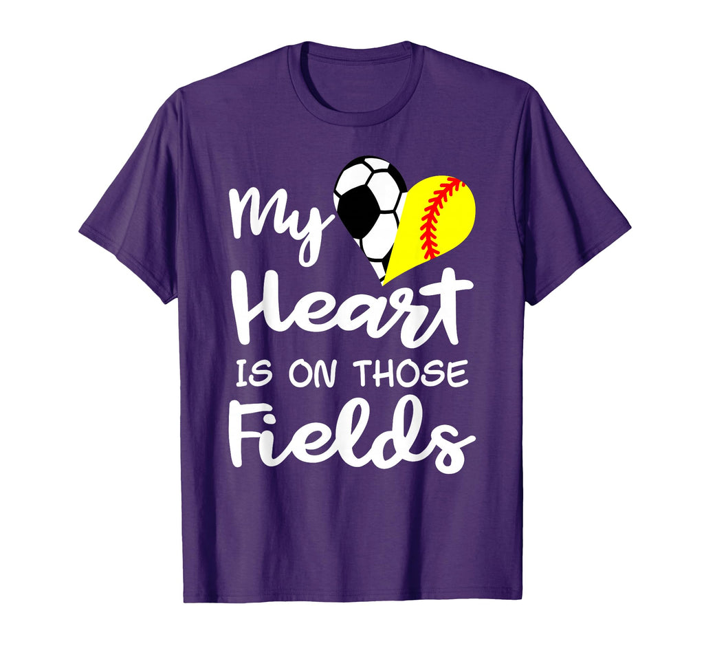 My Heart Is Those Fields Funny T-Shirt - Streetwear Style for Adults - T-Shirt, Sweatshirt, Hoodie