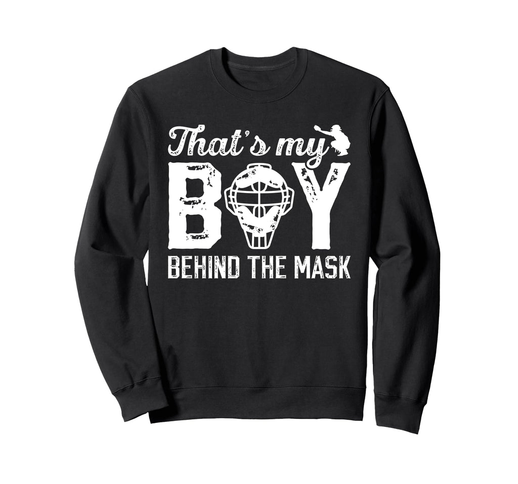 Thats My Baseball Catcher Dad Sweatshirt - Minimalist Print Unisex - T-Shirt, Sweatshirt, Hoodie