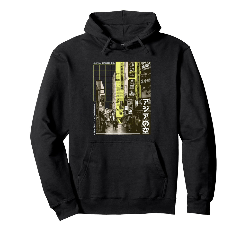Aesthetic Vaporwave Japan 80S 90S Tokyo Hoodie - Graphic Print Men Women - T-Shirt, Sweatshirt, Hoodie