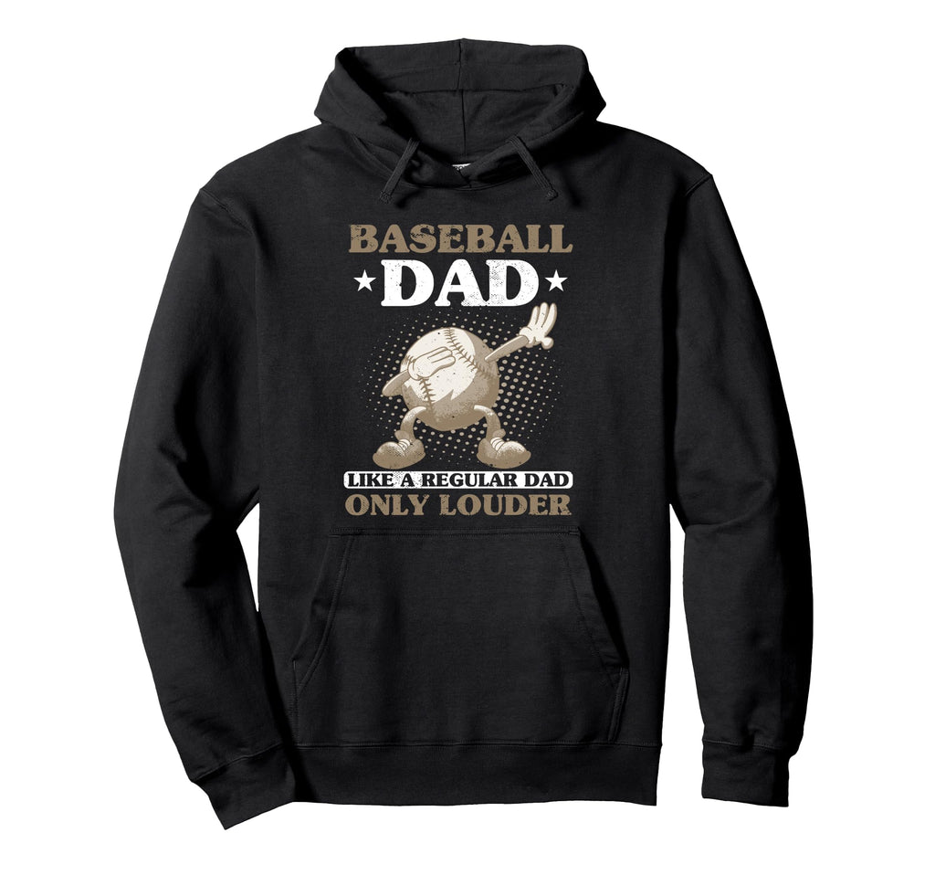 Fathers Day Baseball Dad Parent Hoodie - Minimalist Print Men Women - T-Shirt, Sweatshirt, Hoodie