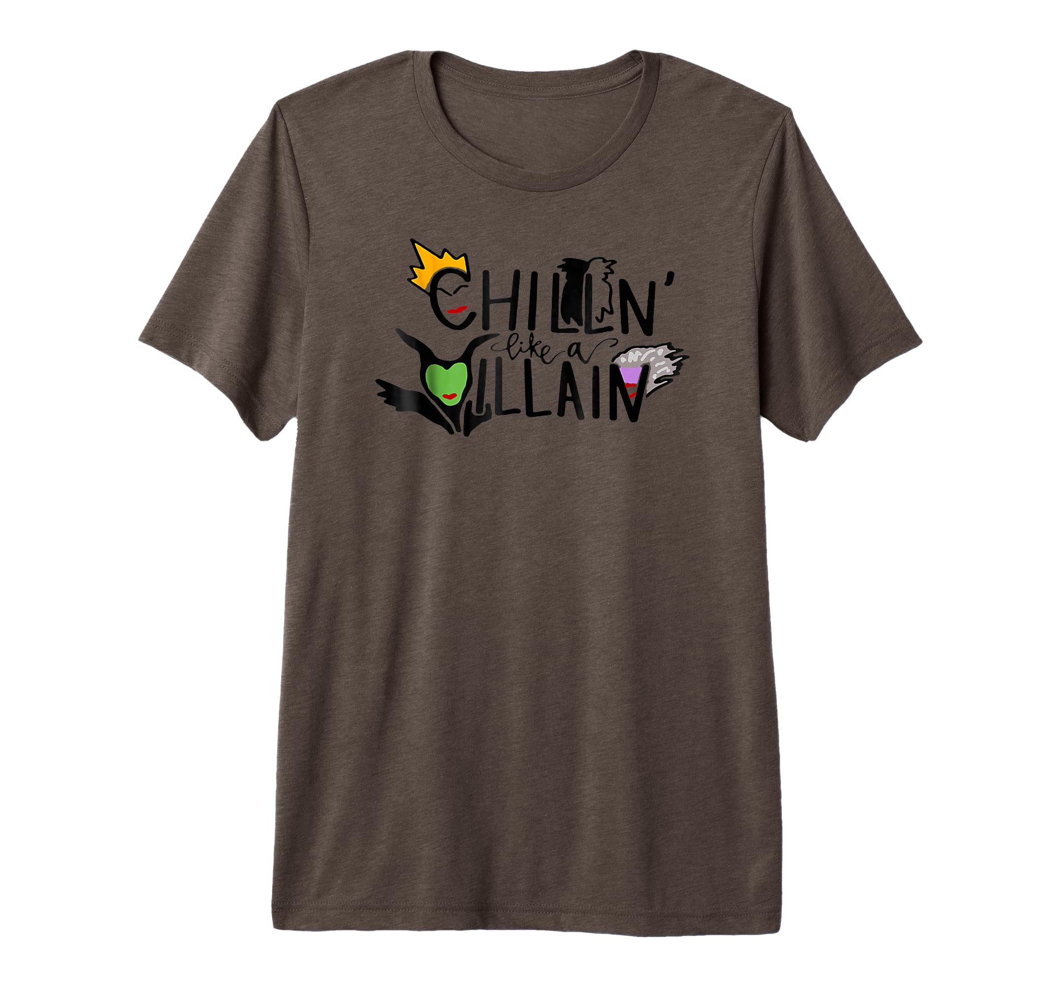 Chillin Like Villain Distressed T-Shirt - Casual Everyday Wear for Adults - T-Shirt, Sweatshirt, Hoodie