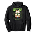Matcha Cat Kawaii Japanese Otaku Hoodie - Custom Art Print for Adults - T-Shirt, Sweatshirt, Hoodie
