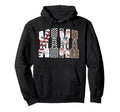 Mama Baseball Season Happy Game Day Trendy Hoodie - Unique Graphic Unisex - T-Shirt, Sweatshirt, Hoodie