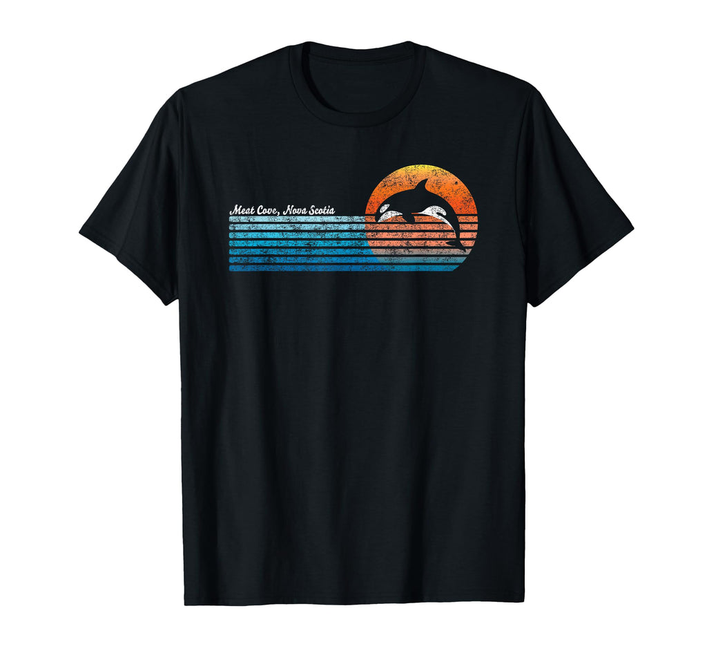 Meat Cove Nova Scotia 80S Orka Sunset T-Shirt - Streetwear Style for Adults - T-Shirt, Sweatshirt, Hoodie