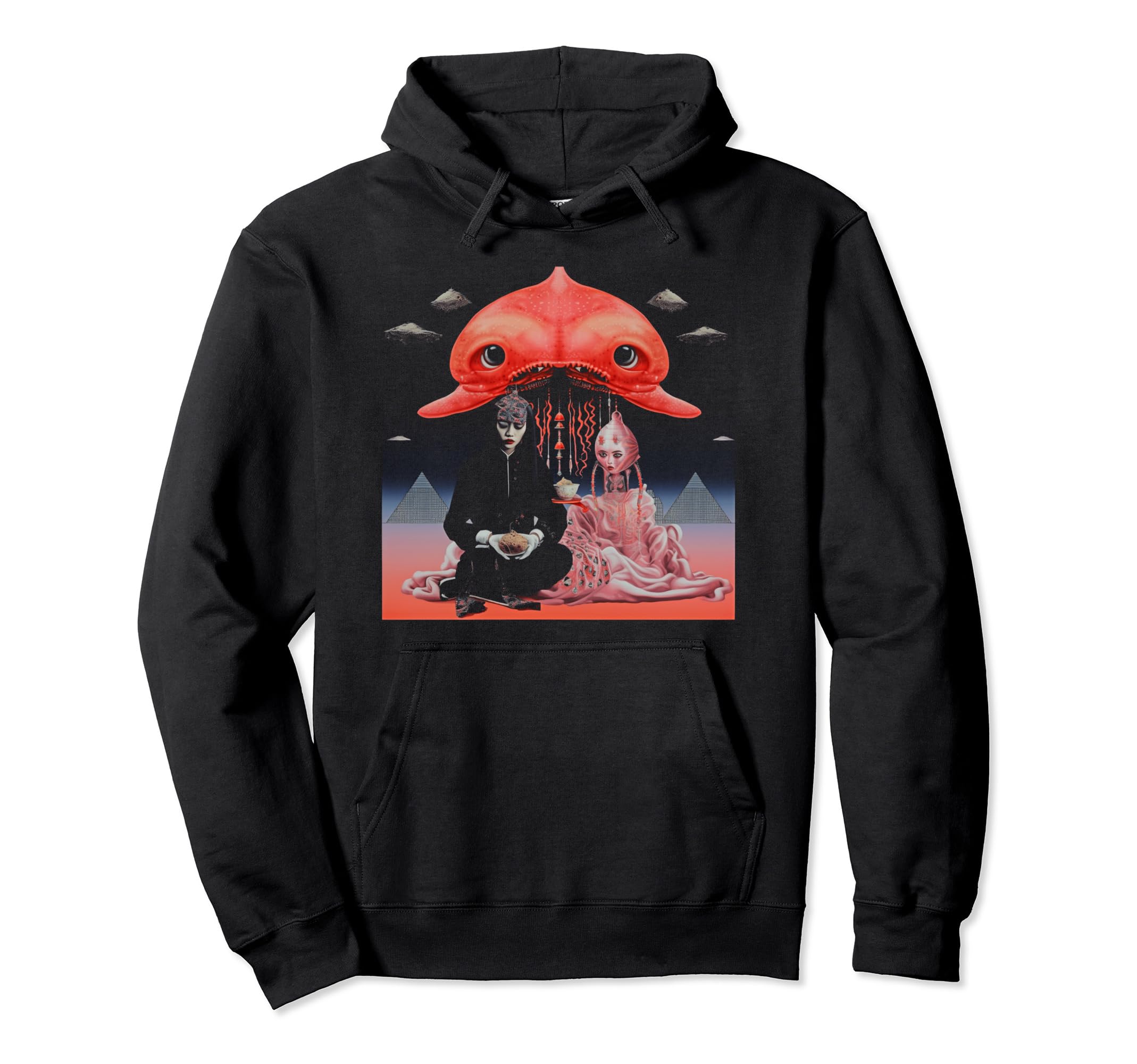 Japanese Y2K Aesthetic Surreal Tokyo Hoodie - Unique Graphic for Adults - T-Shirt, Sweatshirt, Hoodie