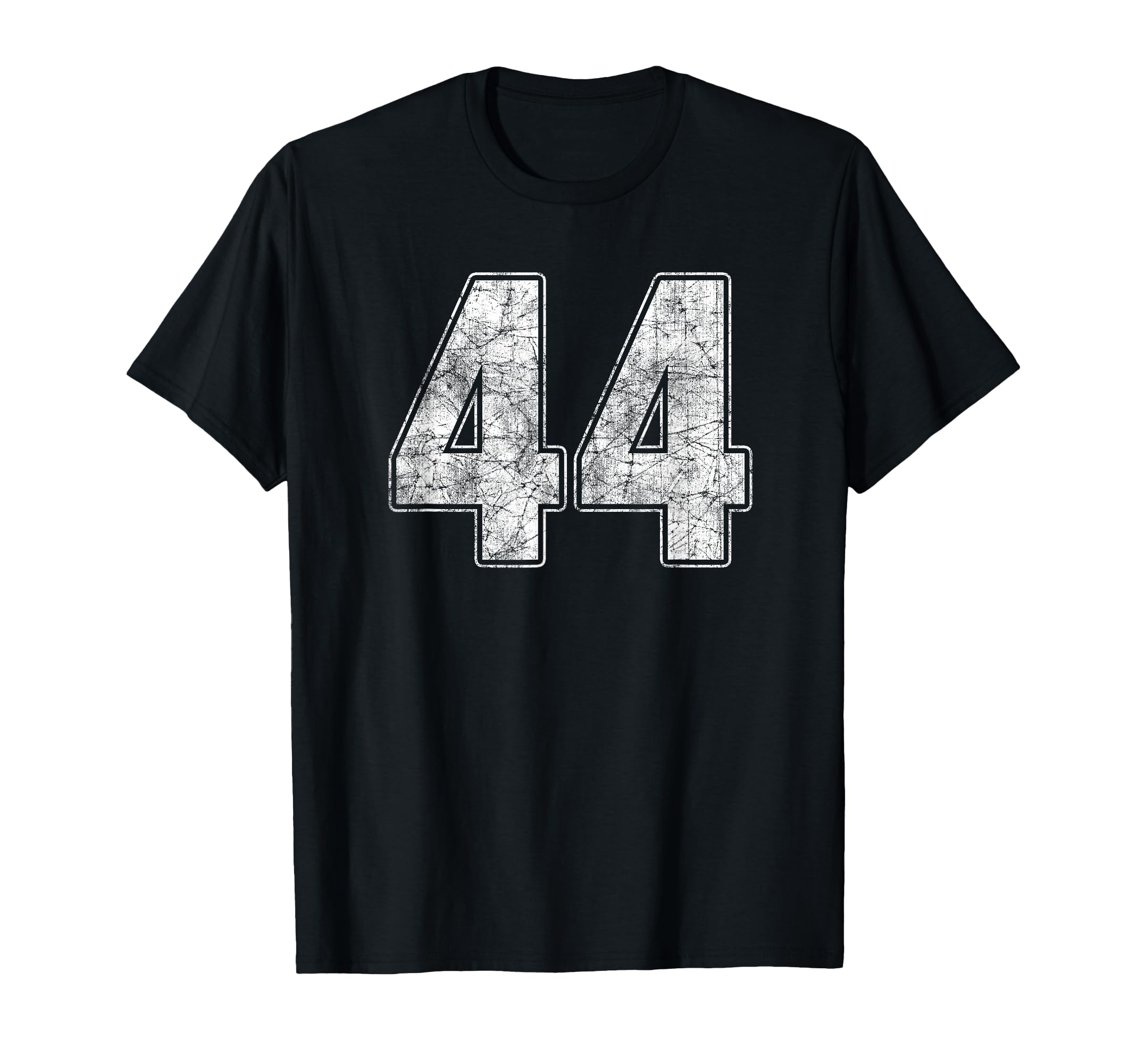 44 Jersey Number 44 Uniform Biggest T-Shirt - Custom Art Print for Adults - T-Shirt, Sweatshirt, Hoodie