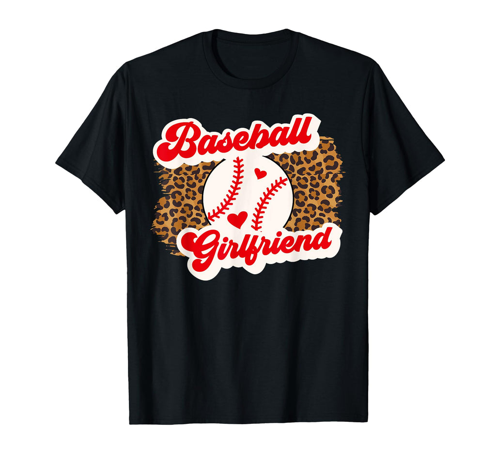 Groovy Baseball Girlfriend Baseball T-Shirt - Trendy Graphic for Adults - T-Shirt, Sweatshirt, Hoodie
