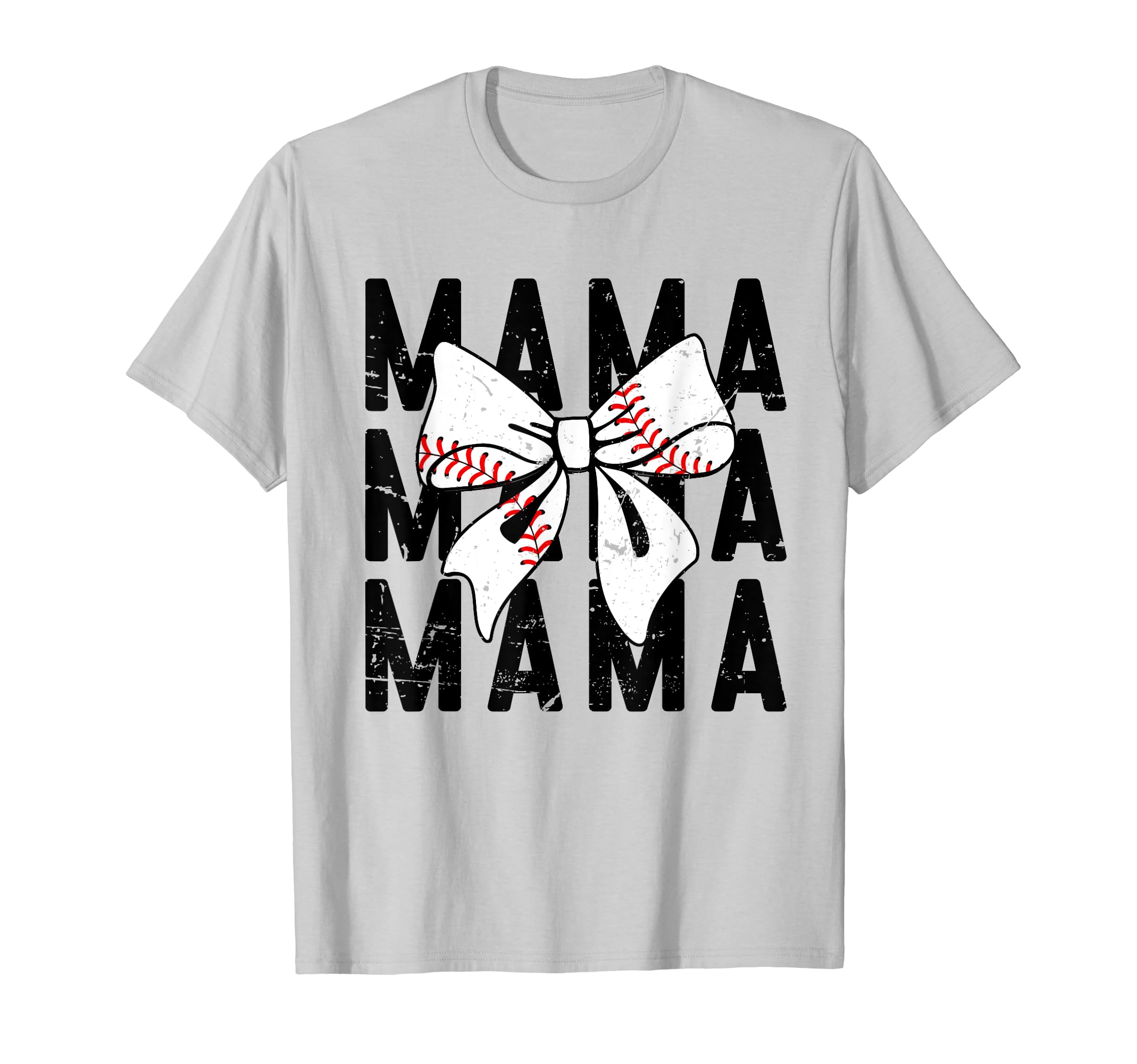Coquette Groovy Baseball Mama Bow T-Shirt - Streetwear Style Unisex - T-Shirt, Sweatshirt, Hoodie